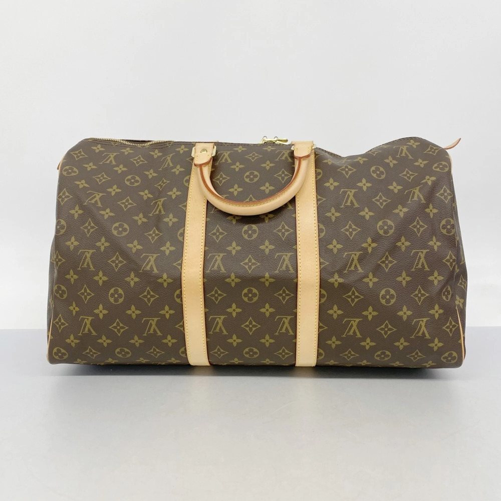 LOUIS VUITTON Brown Monogram Keepall 50 Boston Bag - Picture 9 of 9